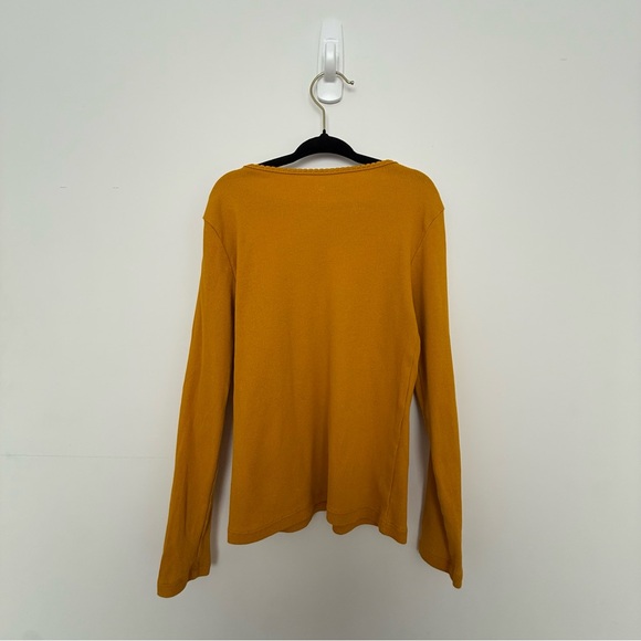 H&M Golden Long Sleeve Tee size 6-8 - Picture 2 of 3